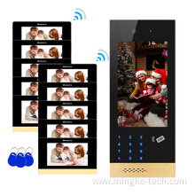 Multi-apartment doorbell Video Camera Intercom Doorbell